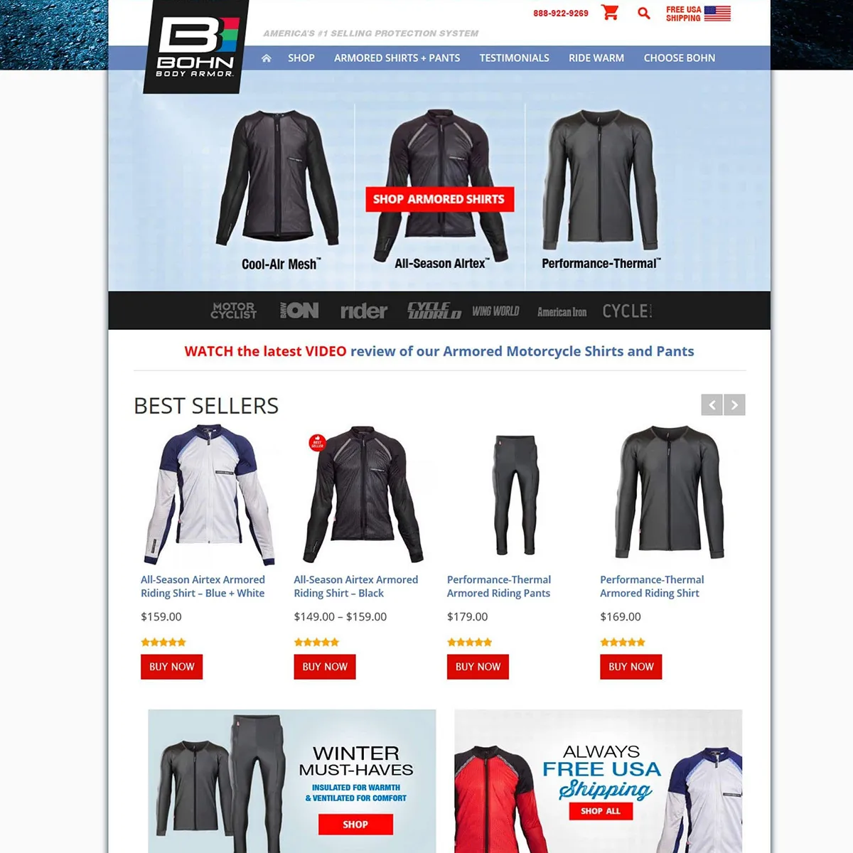 Motorcycle Gear — motorcycle armor ecommerce website