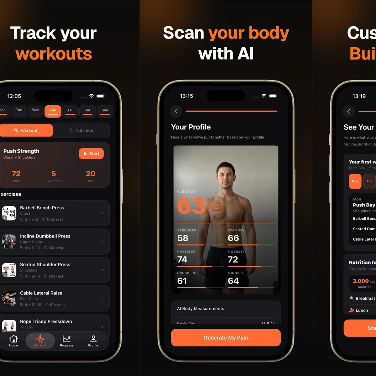 Workout Tracker — AI-powered fitness app